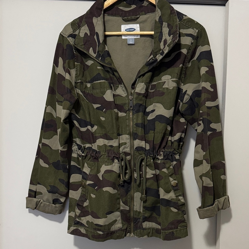Old Navy Women's Utility Camouflage Jacket